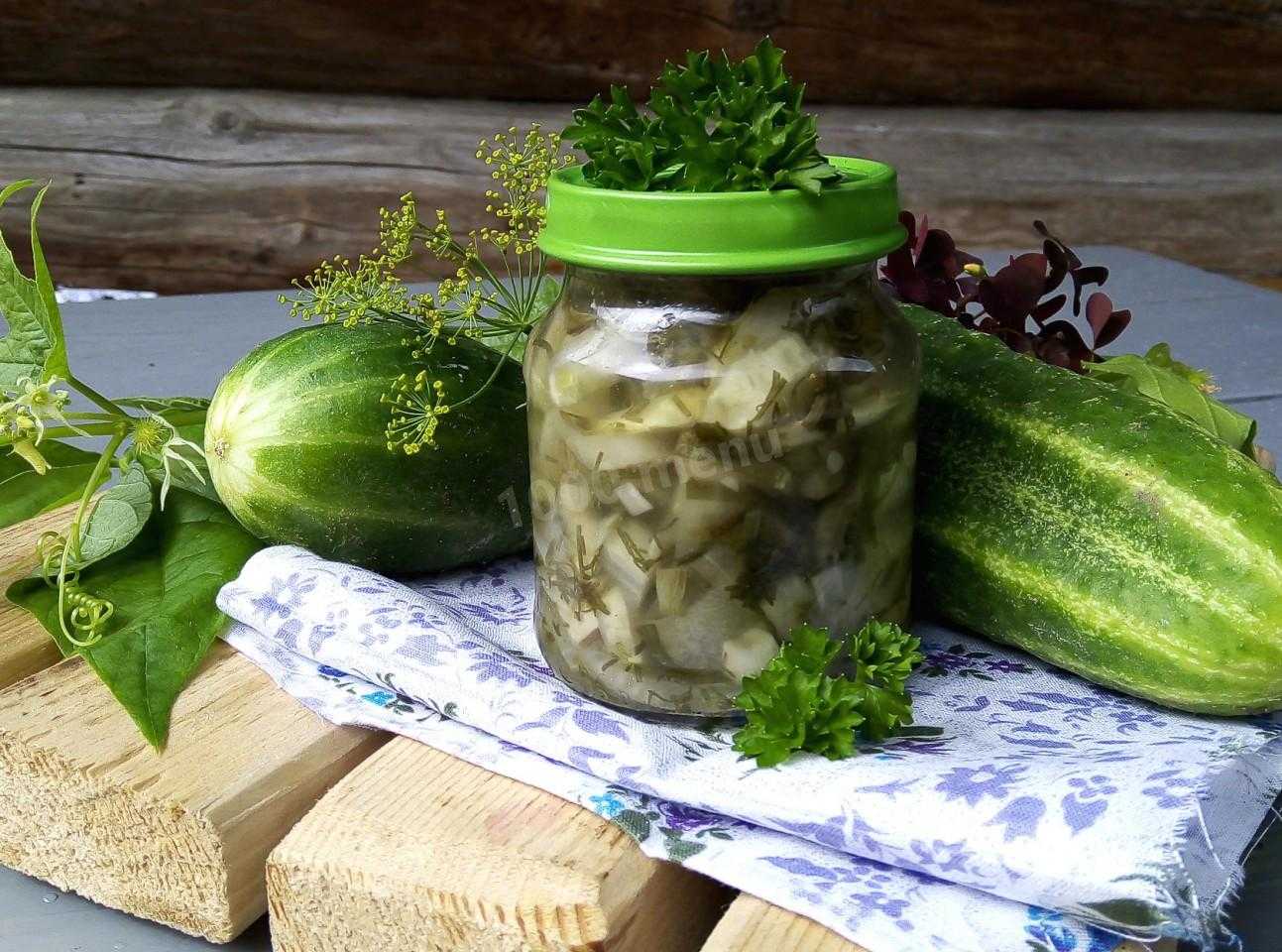 Салат из огурцов на зиму - 15 пошаговых фото рецептов на любой вкус