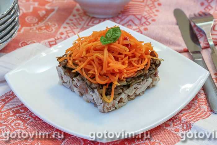 Салат с курицей и морковью «молния» | goodcaviar.ru