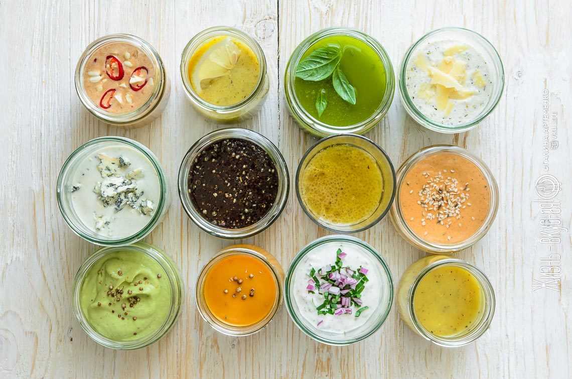 Заправка для салата: 15 рецептов салатных заправок вместо майонеза