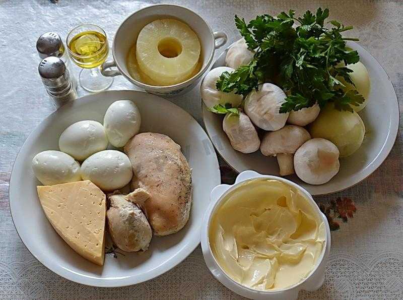 Кулинария мастер-класс рецепт кулинарный салат курица с ананасом очень вкусно  продукты пищевые